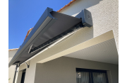 Colore Telaio - RAL7016 Antracite - Colore Tela F078 - Grigio Scuro - 250gr