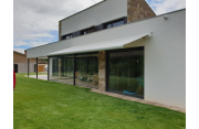 Colore Telaio - RAL9010 Bianco - Colore Tela T103 - Beige Chiaro - 300gr