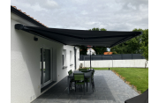 Colore Telaio - RAL7016 Grigio Antracite - Colore Tela F078 - Grigio Scuro - 250gr