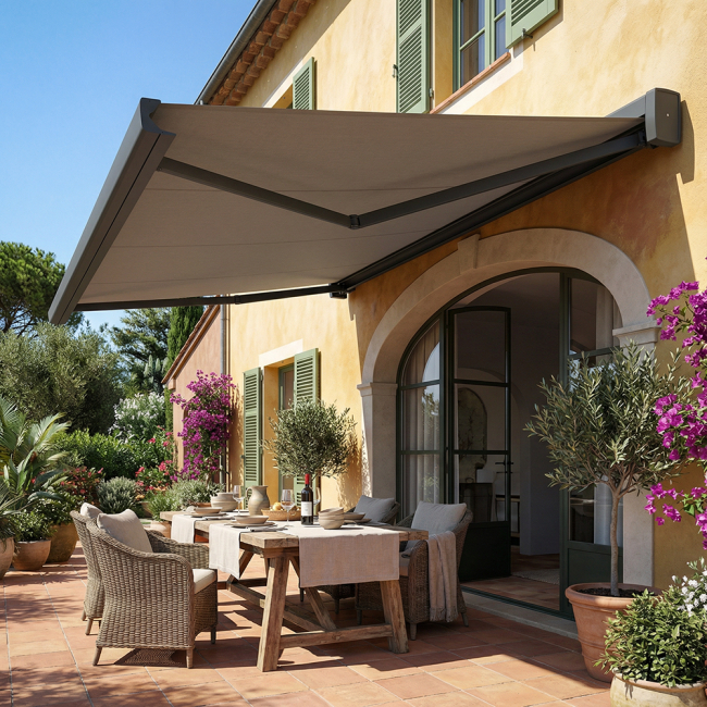 Colore Telaio - RAL9010 Bianco - Colore Tela T100 - Bianco - 300gr 2